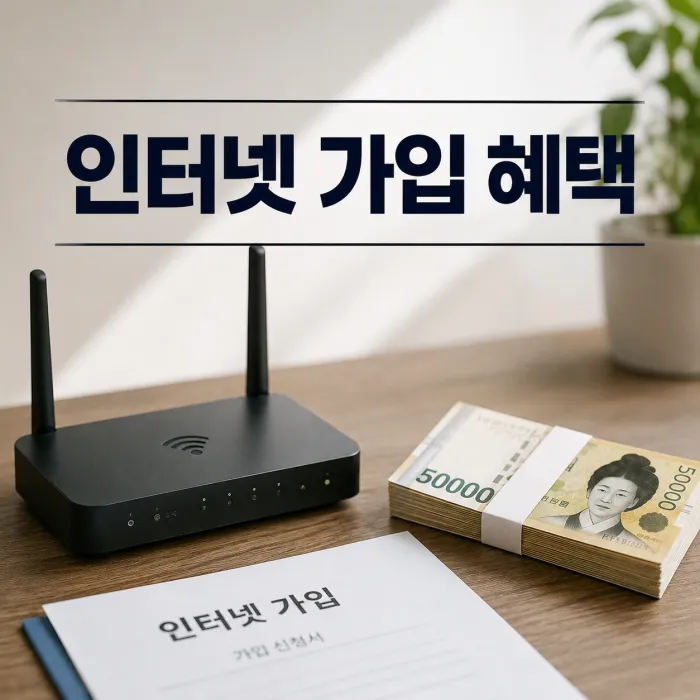 인터넷 가입 혜택 현금으로 많이 주는 곳, 사은품보다 먼저 확인해야 하는 것