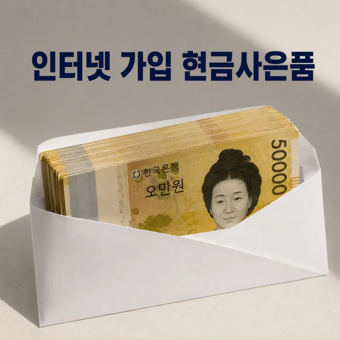 인터넷 가입 현금사은품많이주는곳 | 이득온 비교 가이드