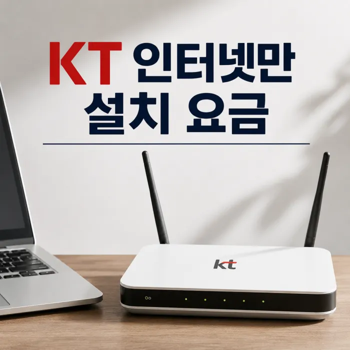 KT 인터넷만 설치 요금, 100메가·500메가·1기가 어떤 상품이 가장 합리적일까?