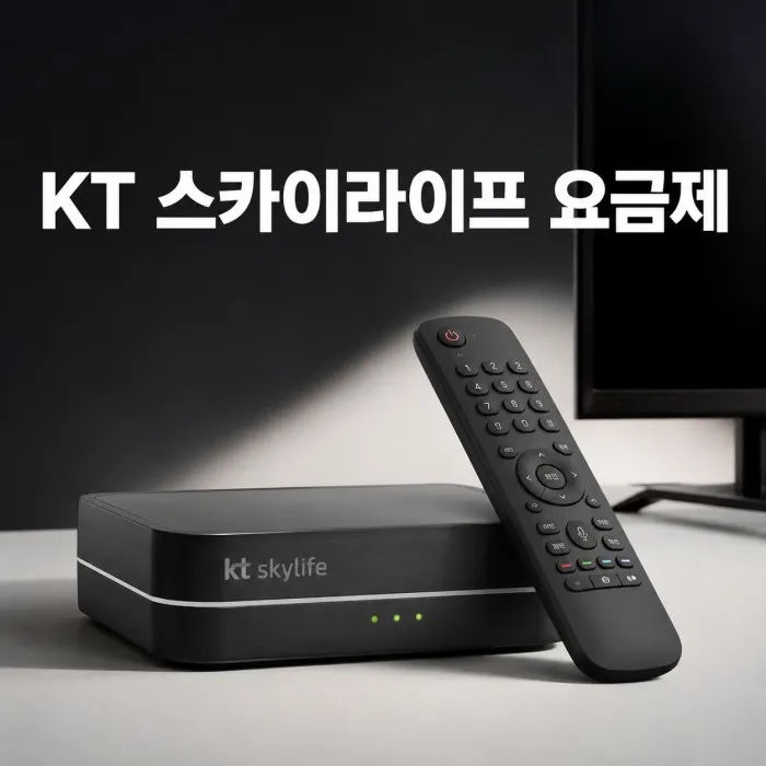 KT 스카이라이프 인터넷 TV 요금제 비교, 100M부터 1G까지 실제 월요금 기준 정리