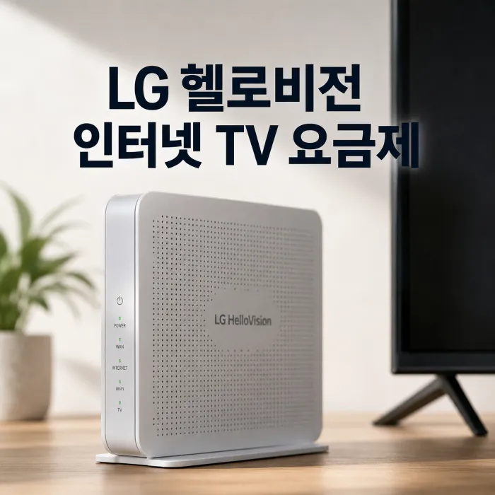 LG 헬로비전 인터넷 TV 요금제 비교, 속도별 월요금과 선택 기준