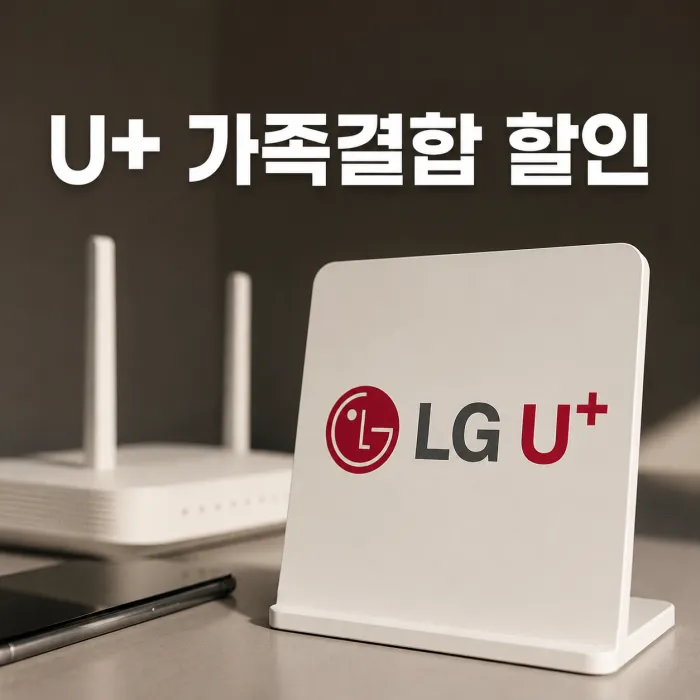 LG U+ 참 쉬운 가족 결합 할인, 휴대폰과 인터넷 몇 대 묶어야 유리할까