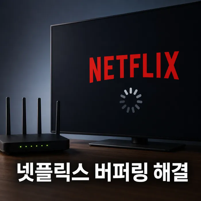 넷플릭스 버퍼링 원인과 인터넷 속도 및 공유기 점검 방법