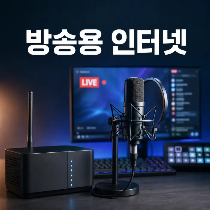 100메가 500메가 1기가 인터넷 방송용 속도 비교