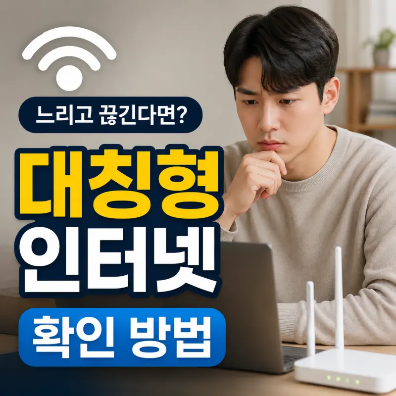 대칭형 인터넷 확인 방법, 가입 전에 모르면 3년 동안 후회할 수도 있습니다