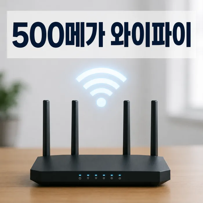 500메가 인터넷 속도 필요한 경우 와이파이는 어떤 걸 선택해야 하나?