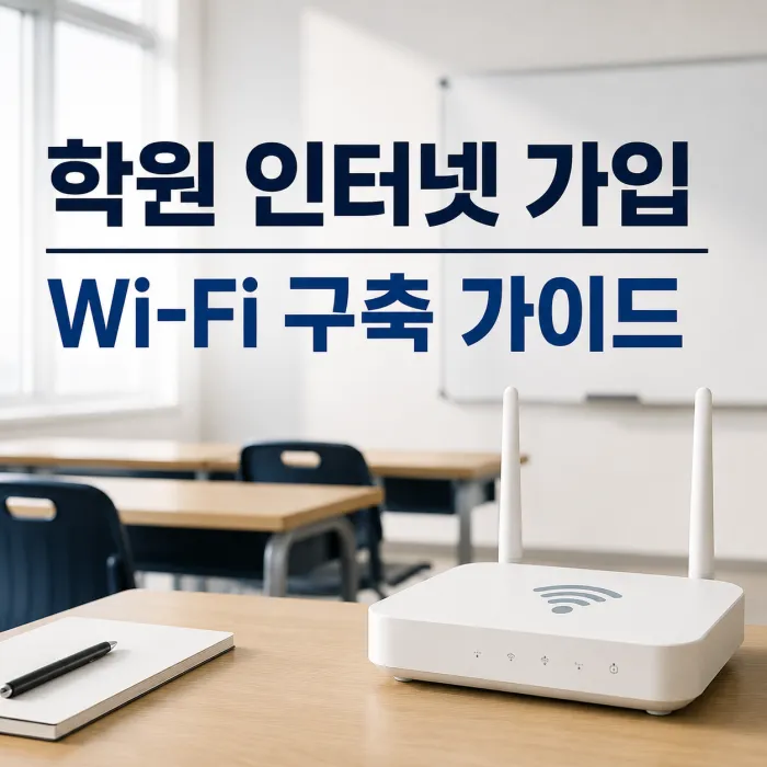 학원 인터넷 가입, 온라인 강의와 Wi-Fi 환경 구축 가이드