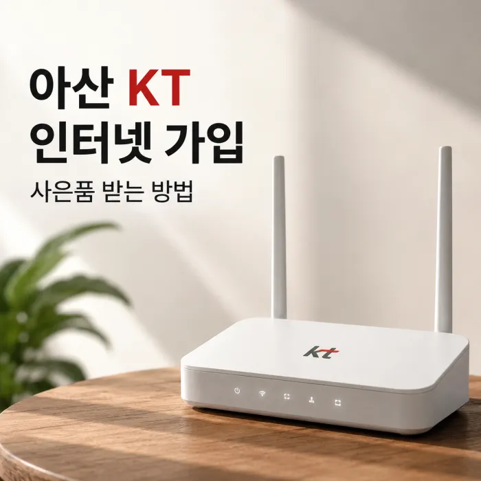 아산 KT 인터넷 가입 사은품 많이 받는 방법과 신청 전 확인사항