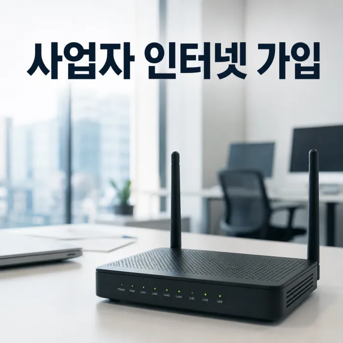 사업자 인터넷 가입, 기업용만 써야 할까? 가정용과 기업용 비교