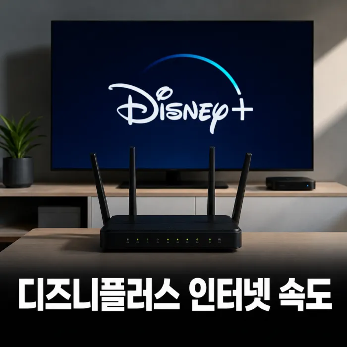 디즈니플러스 볼때 인터넷 속도는? 100메가면 충분한가?