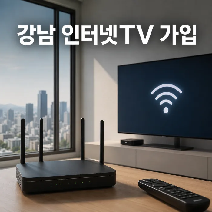강남 아파트 인터넷 TV 가입 업체 추천