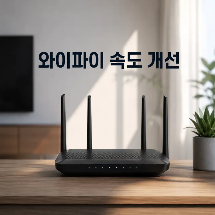 집 와이파이 느릴 때 공유기 위치와 2.4GHz 5GHz 선택법