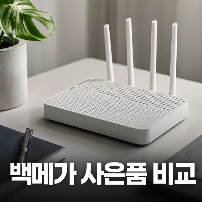 인터넷 백메가 인터넷 신청시 사은품 혜택 많은 곳, 진짜 비교 기준은 따로 있습니다
