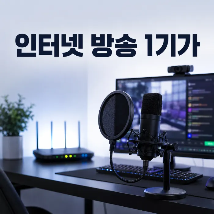 인터넷 방송을 위한 인터넷 속도 1기가를 추천하는 이유