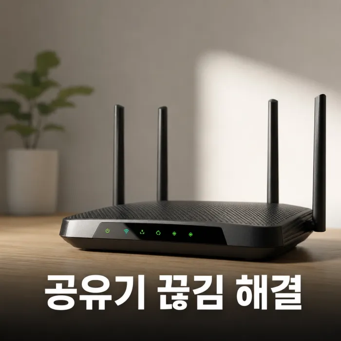 인터넷 공유기 자주 끊긴다면 리셋부터 확인해야 하는 이유