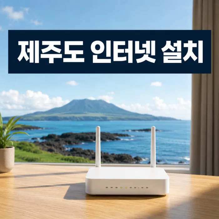 제주도 인터넷 설치 빠르고 혜택 많이주는 곳 비교 기준
