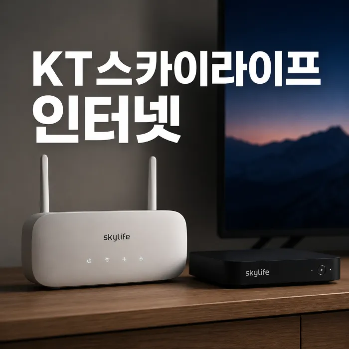 KT 스카이라이프 인터넷 디시 후기만 보고 가입하면 손해 보는 이유