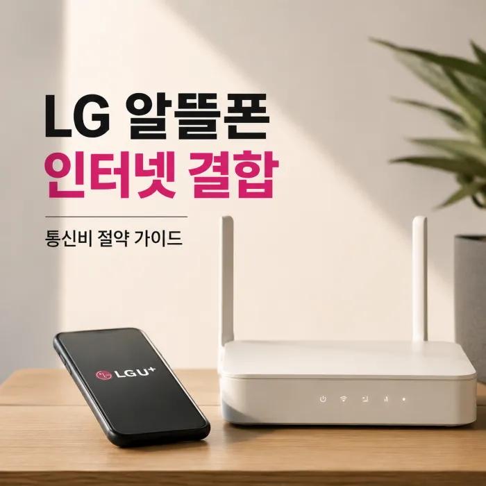 LG 알뜰폰 인터넷 결합 할인, 이득온으로 통신비 절약하는 방법