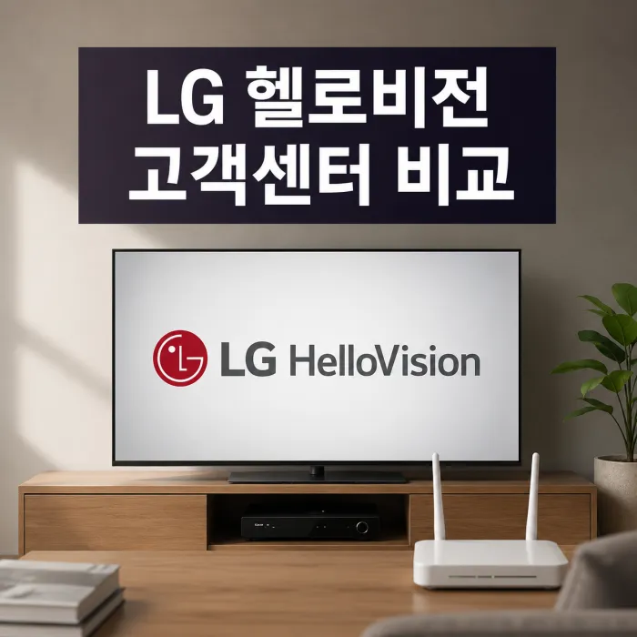 LG 헬로비전 고객센터 가입 전 사은품과 상담 경로 비교