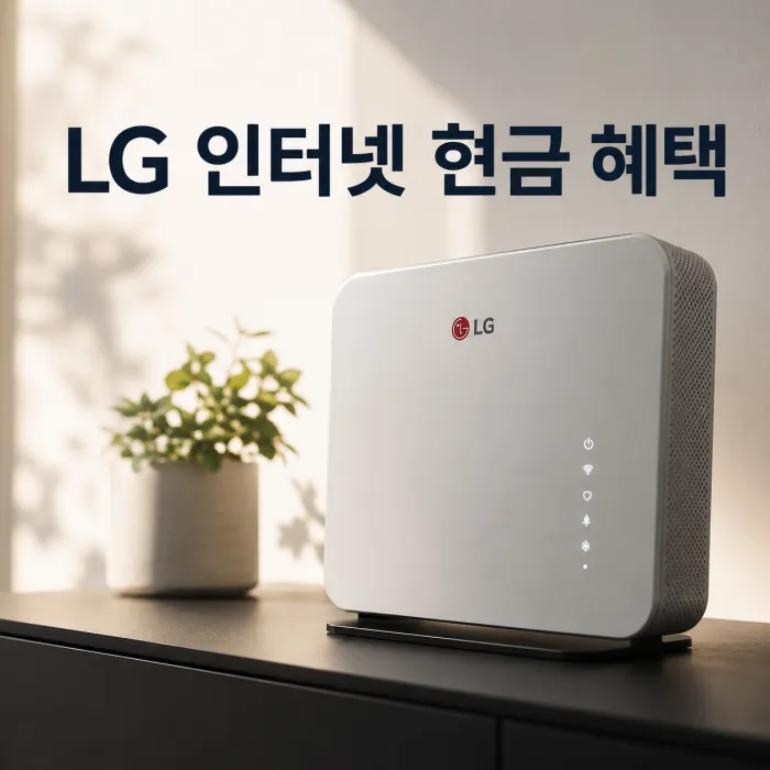 LG 인터넷 현금 사은품 최대로 받는 곳, 500메가 기준 얼마까지 가능할까?