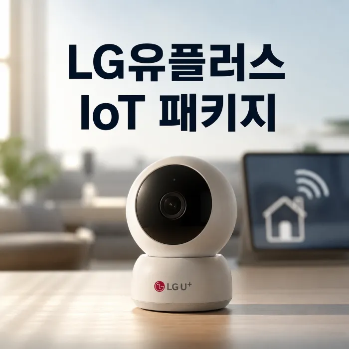 LG유플러스 우리집지킴이와 우리집돌봄이 IoT 패키지 월 추가 비용 비교 안내