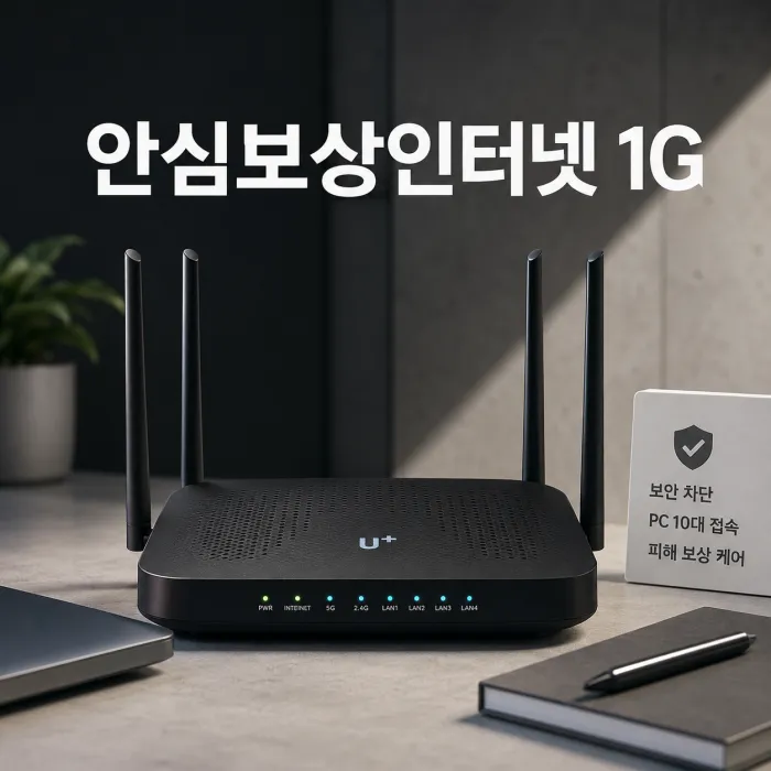 LG U+ 안심보상인터넷 1G 혜택과 요금, 소상공인에게 맞는 선택 기준