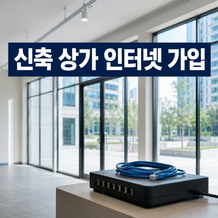 신축 상가 인터넷 가입 가능 여부와 사은품 혜택 비교 기준