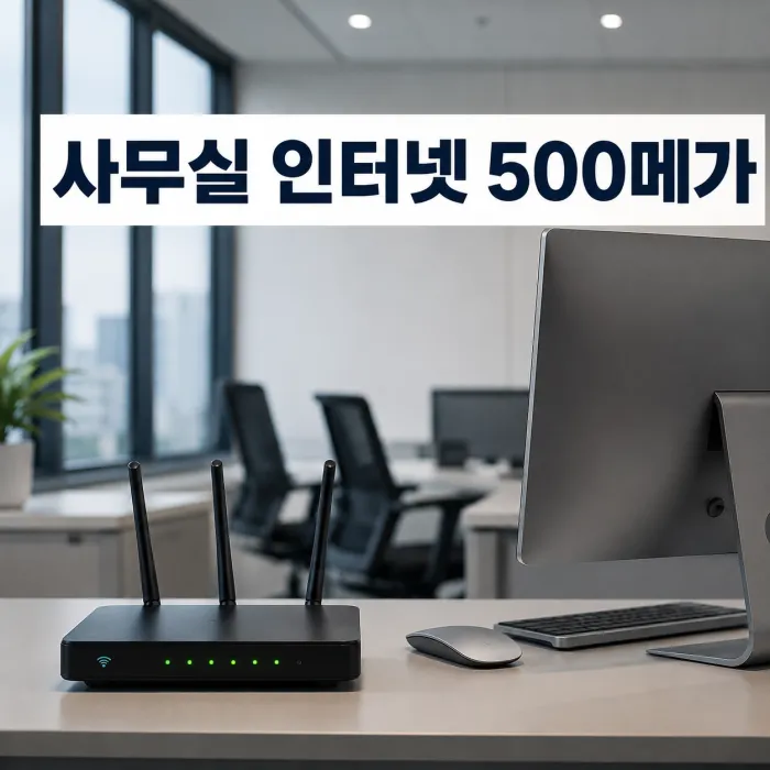 사무실 인터넷 500메가 단독 가입, 법인이라면 추가 접속 패키지까지 봐야 합니다