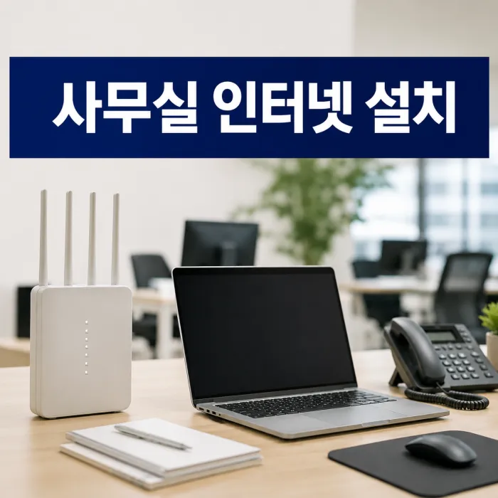 사무실 인터넷 설치 속도 선택, 컴퓨터 대수부터 확인해야 합니다