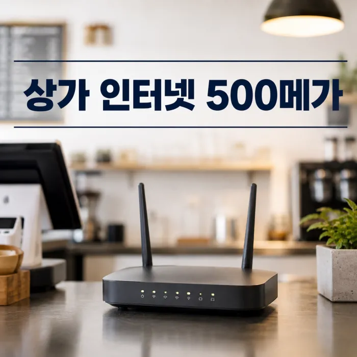 개인사업자 상가 인터넷 가입 500메가를 추천하는 이유