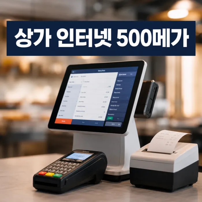 포스기 사용하는 상가 인터넷 속도 500메가 이상을 추천하는 이유