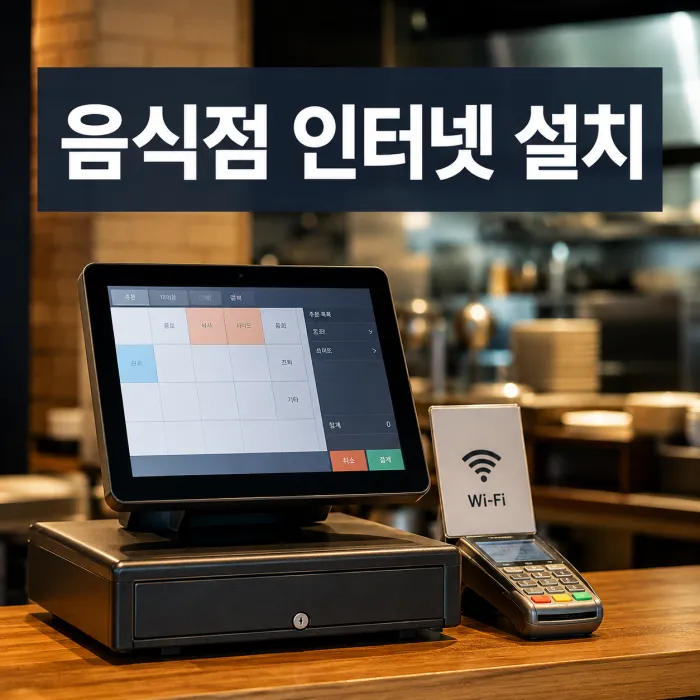 음식점 포스기 인터넷 설치 현금 사은품, 사은품보다 먼저 봐야 할 기준