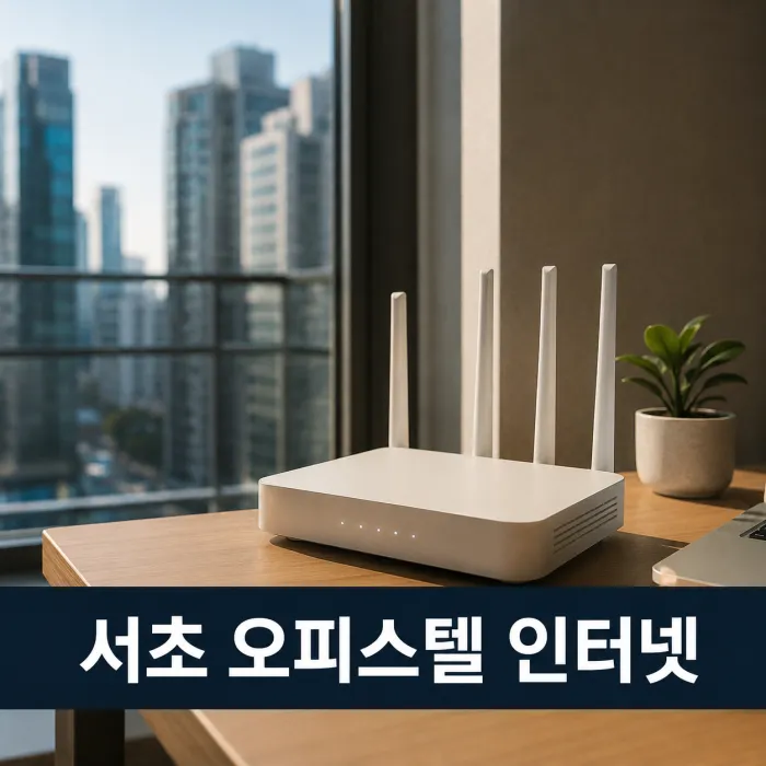서초 오피스텔 인터넷 와이파이 설치 추천 업체 이득온