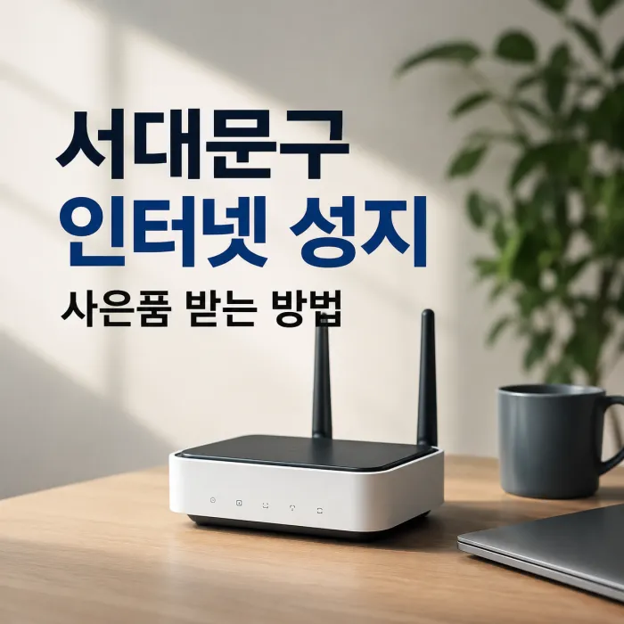 서대문구 인터넷 성지 사은품 많이 받는 방법과 가입 전 확인사항