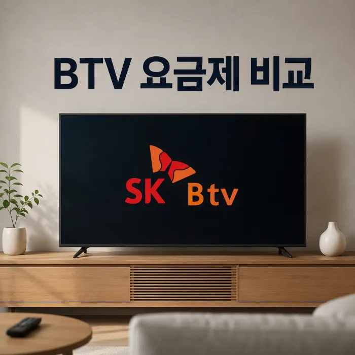 SK TV 이코노미 스탠다드 차이, BTV 요금제 확인 안 하면 손해 보는 이유