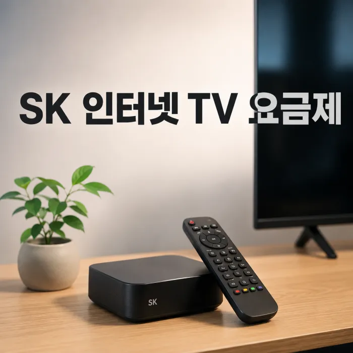 SK 인터넷 TV 요금제 비교, 100M 500M 1G 선택 기준