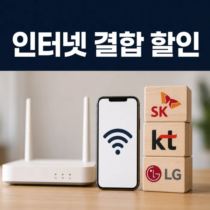 SK KT LG 인터넷 휴대폰 결합 할인 금액과 통신사 선택 기준