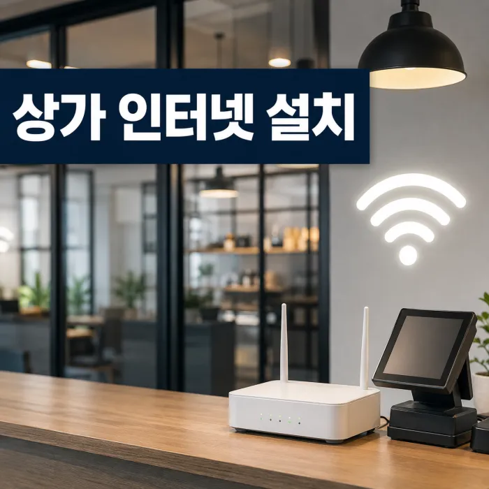 상가 인터넷 설치 비용과 요금제 비교 체크포인트를 설명하는 블로그 대표 이미지