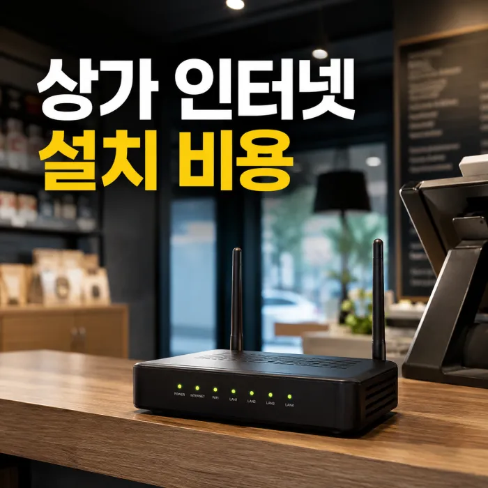 상가 인터넷 설치 비용 KT SK LG 통신사별 설치비 비교