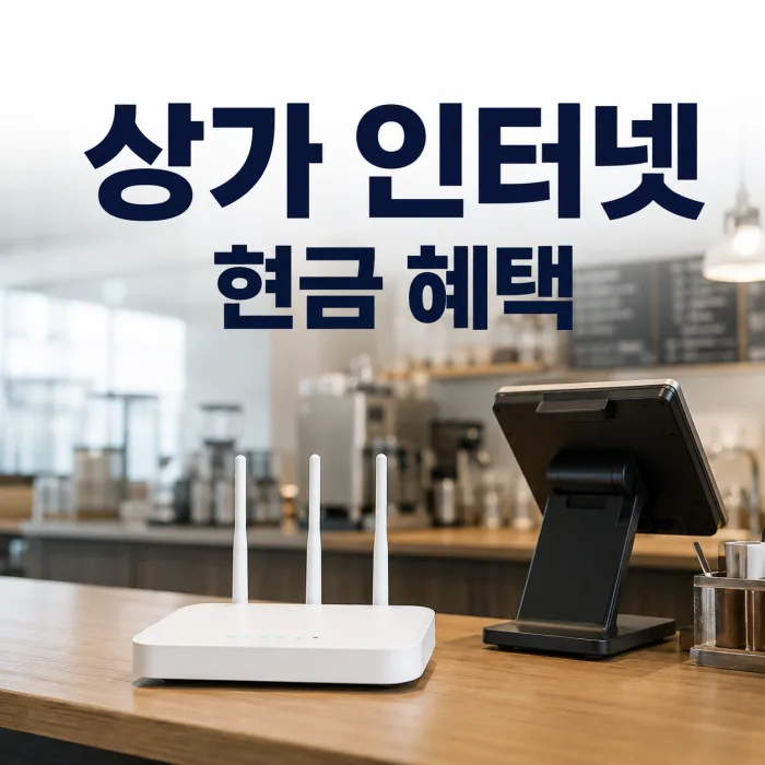 상가 매장 인터넷 와이파이 설치 현금 혜택, 손해 없이 비교하는 방법
