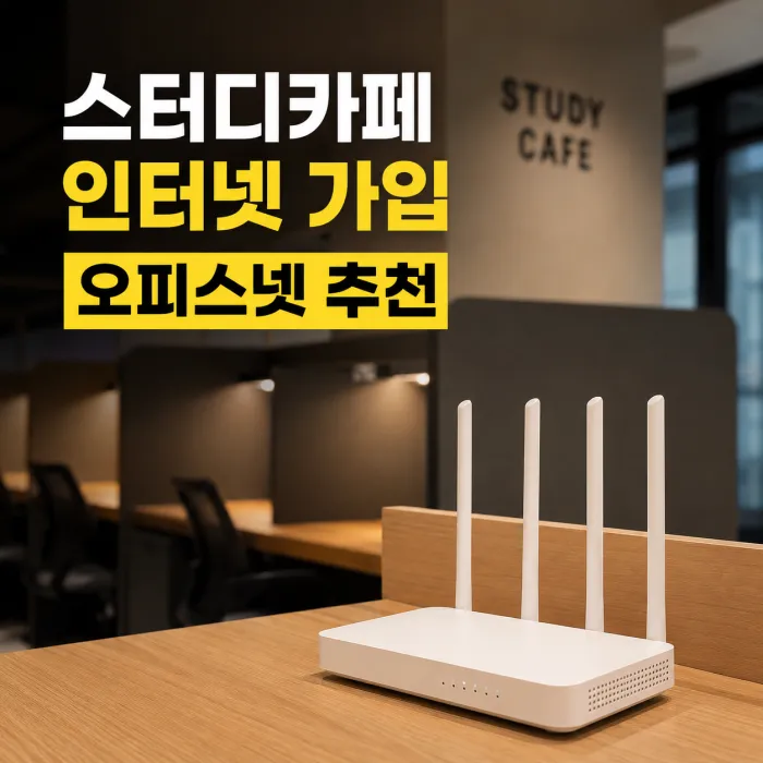 스터디카페 인터넷 가입 오피스넷을 추천하는 진짜 이유