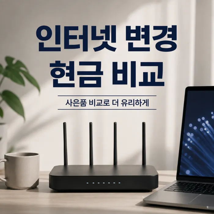 인터넷 변경 현금 사은품 비교 사이트 이득온 추천 및 통신사 비교