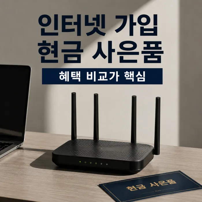 이득온 인터넷 가입 현금 사은품 KT SK LG 혜택 비교