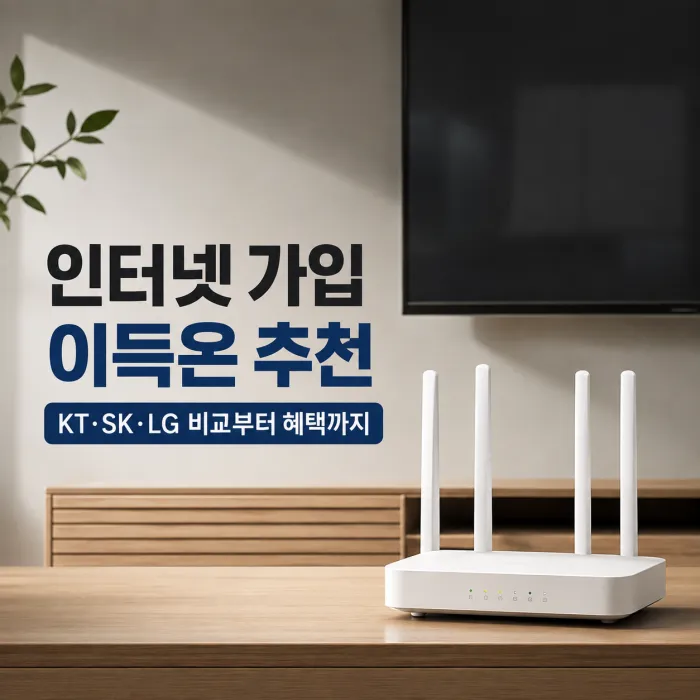 인터넷 가입 때 이득온을 추천하는 이유, 통신사 비교부터 현금 사은품까지