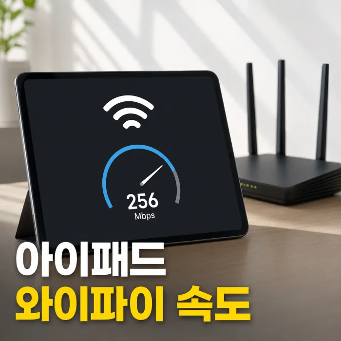 태블릿 아이패드 와이파이 속도 안 나올 때 랜카드·공유기·회선 스펙 확인법
