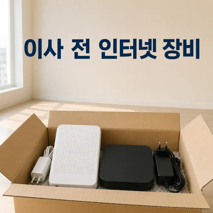 이사 인터넷 장비 두고 가도 될까? 이전 설치와 해지 반납 차이