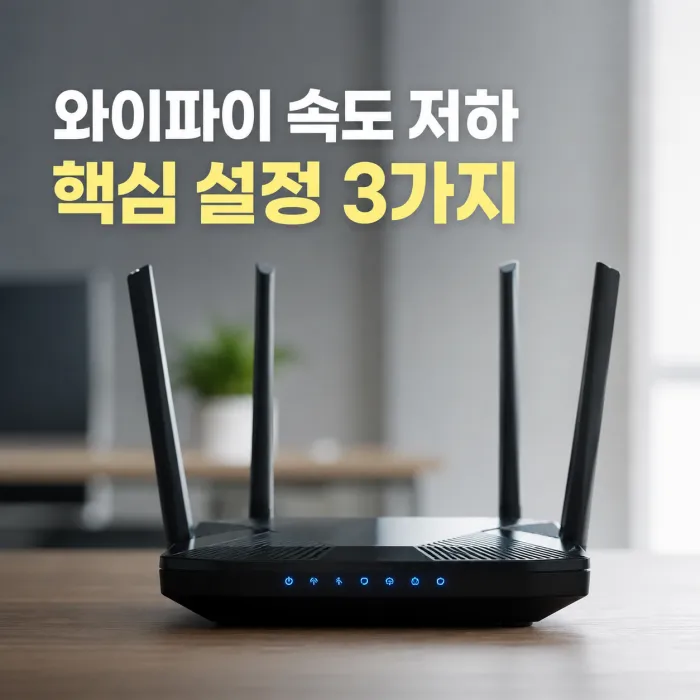 다중 접속 와이파이 느려질 때 공유기 QoS·대역폭 제한 설정 방법