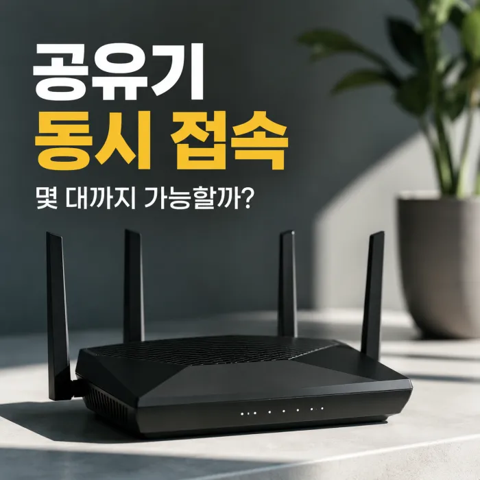 공유기 동시 접속 몇 대까지 가능할까? 가정용·사무실 와이파이 적정 기기 수