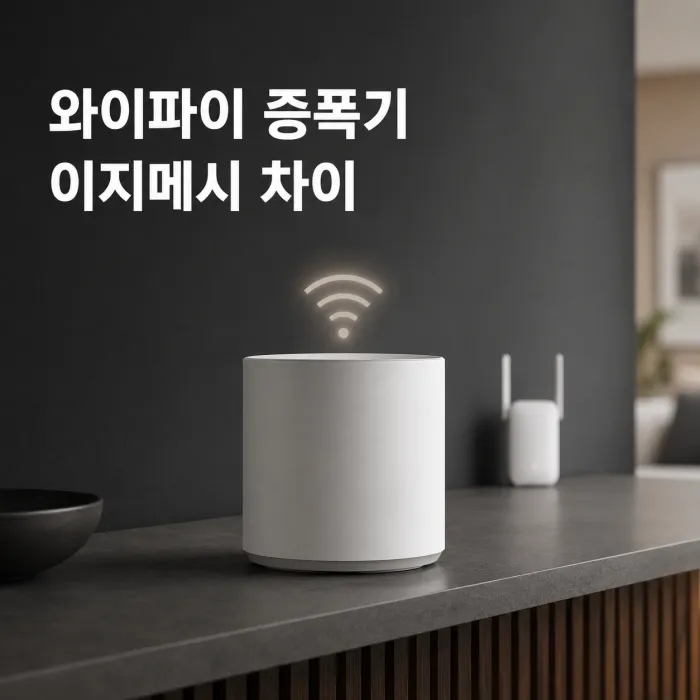 와이파이 증폭기 속도 저하와 이지메시 로밍 연결 차이 안내