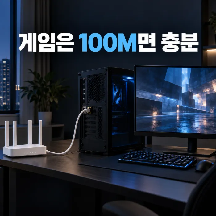 롤 100메가 인터넷이면 충분할까? 배그·발로란트 핑을 좌우하는 조건